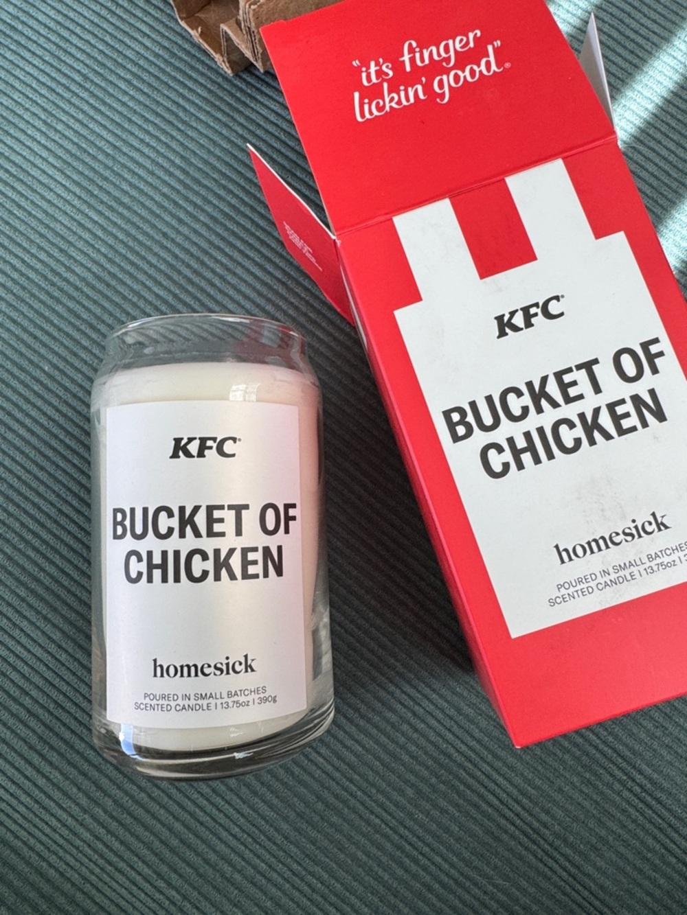 KFC x Homesick “Bucket of Chicken" Scented Candle